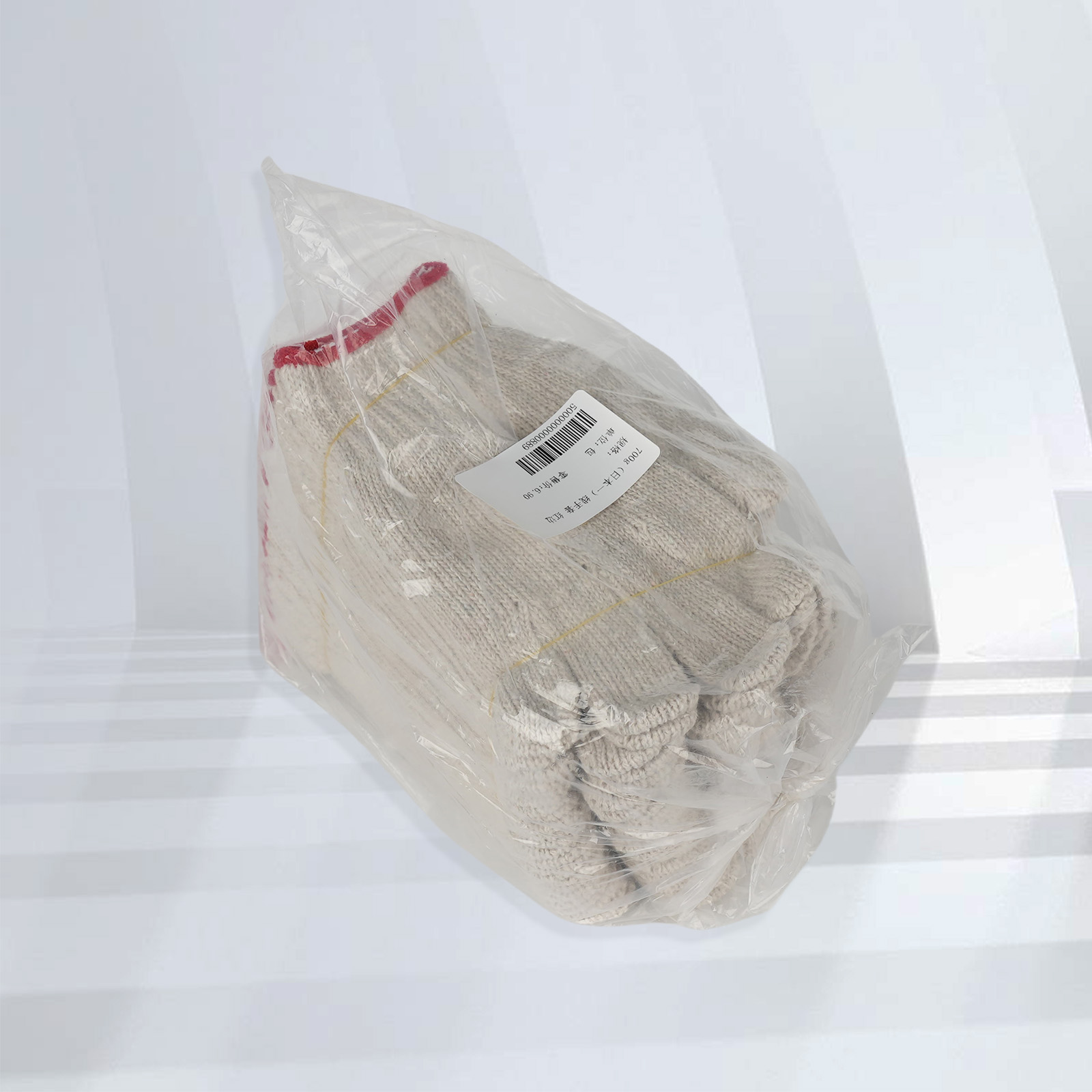 日本一线手套 针棉纱手套 颜色随机