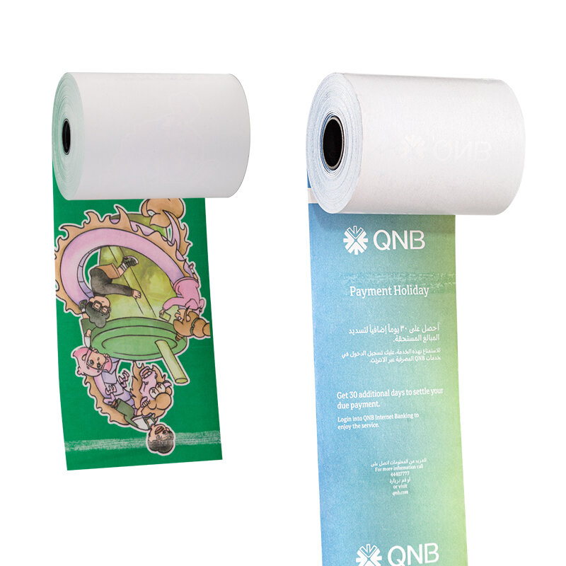 8色精美印刷收银纸多材质各行业收银纸工厂印刷